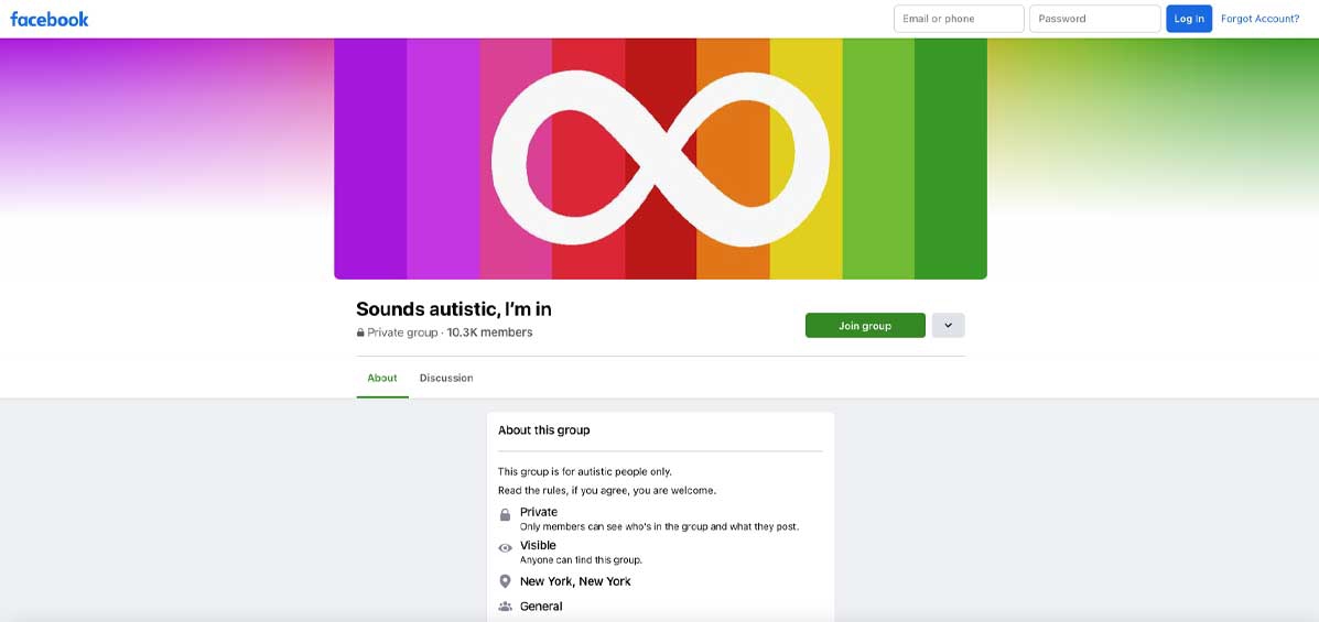 Sounds Autistic I'm in Facebook Group