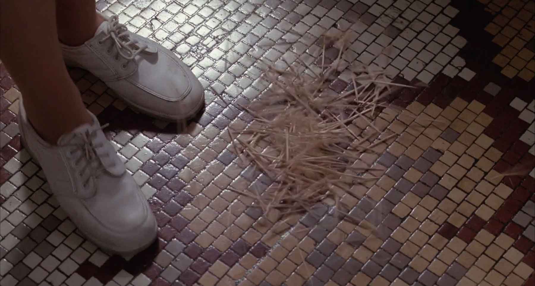 Toothpick scene from Rain Man film.